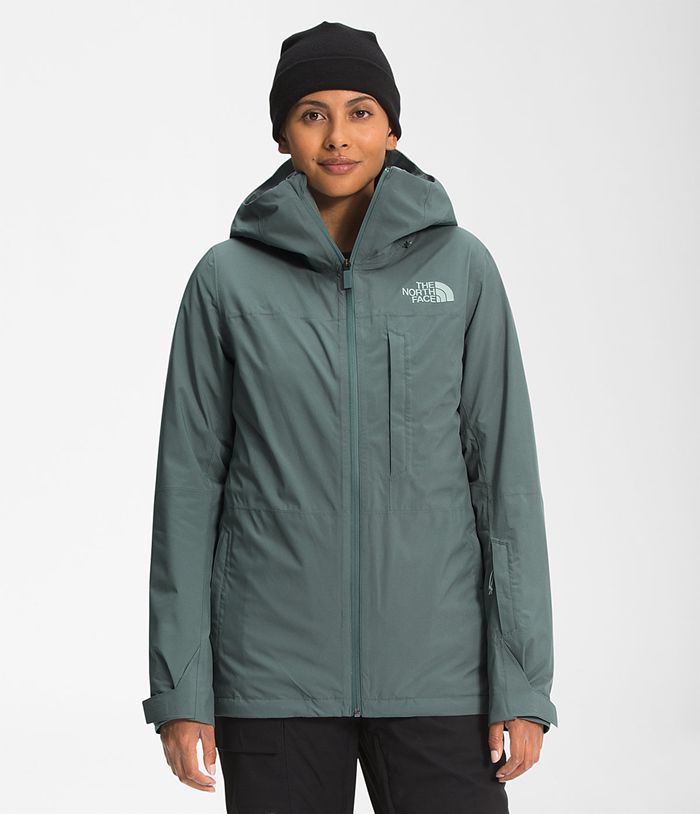 The North Face Winterjas Dames Thermoball™ Eco Ski Triclimate® AVPB32148 - Groen